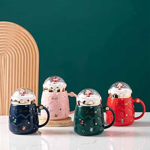 EMERGE Ceramic Christmas Santa Mug For Milk, Coffee, Hot Chocolate, Christmas Gift - 500ML