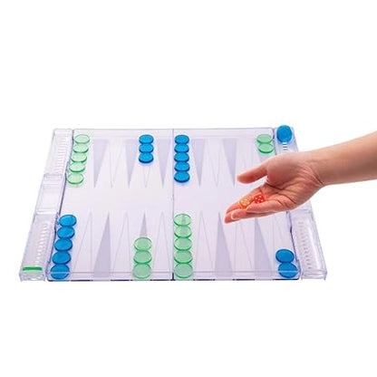 EMERGE Games Set Combo Chess Board, Tic Tac Toe and Backgammon Pack of 3