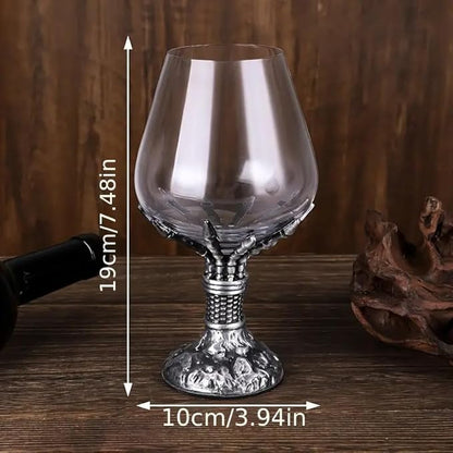 EMERGE Elegant Crystal Champagne Wine Glass For Halloween