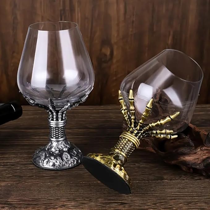 EMERGE Elegant Crystal Champagne Wine Glass For Halloween