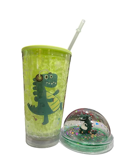 EMERGE Dinosaur LED Light Tumbler With Straw