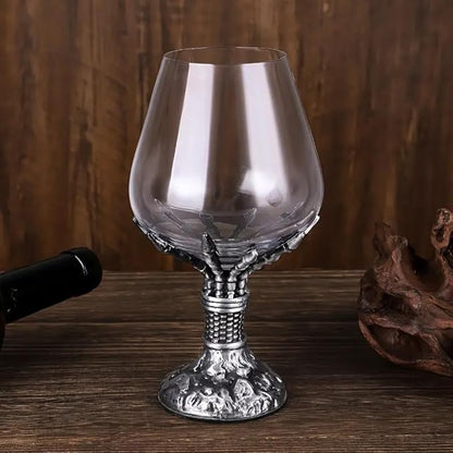 EMERGE Elegant Crystal Champagne Wine Glass For Halloween