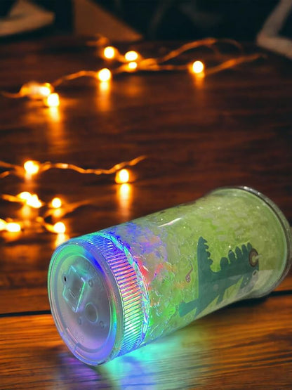 EMERGE Dinosaur LED Light Tumbler With Straw