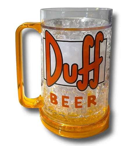 EMERGE Double Wall Gel Frosty Freezer Mug - Duff Beer Mug With Handle