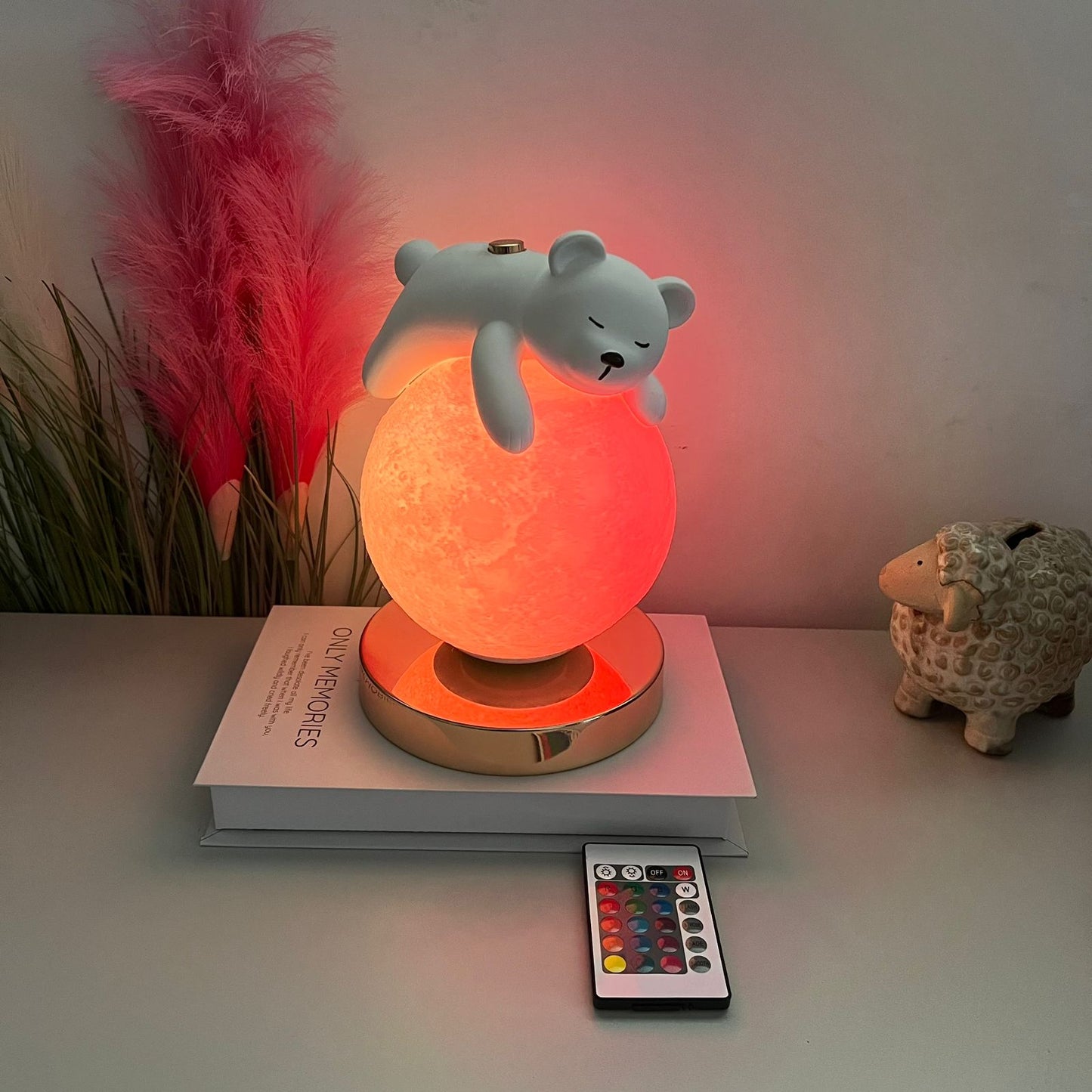 EMERGE Cute Teddy Moon Lamp Night Light