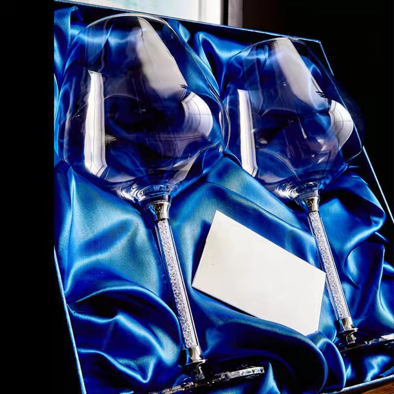 EMERGE Champagne Flutes Crystalline Wedding Wine Toasting Glass