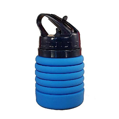 Emerge Folding Silicone Water Bottle 500 ML (Blue)