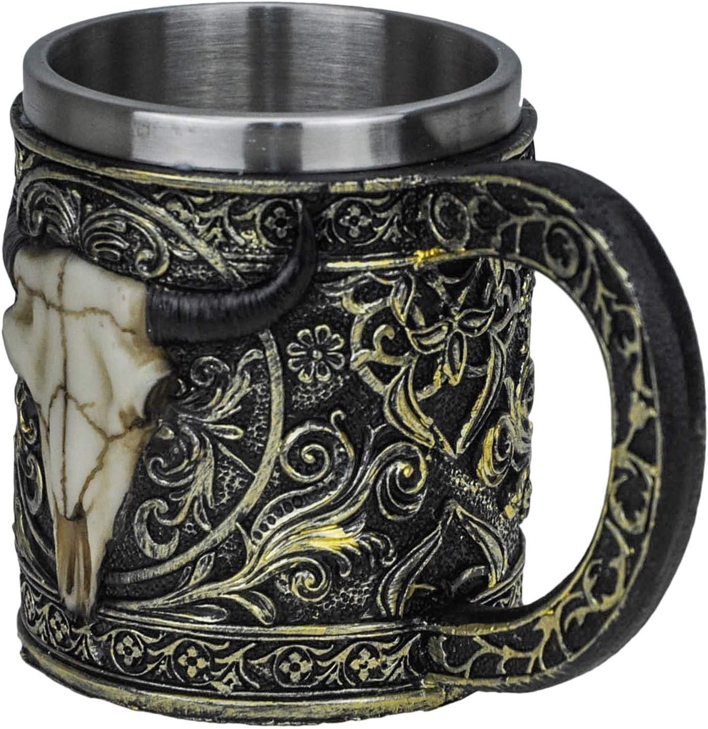 X Emerge 3D Steel Bull Beer Mug