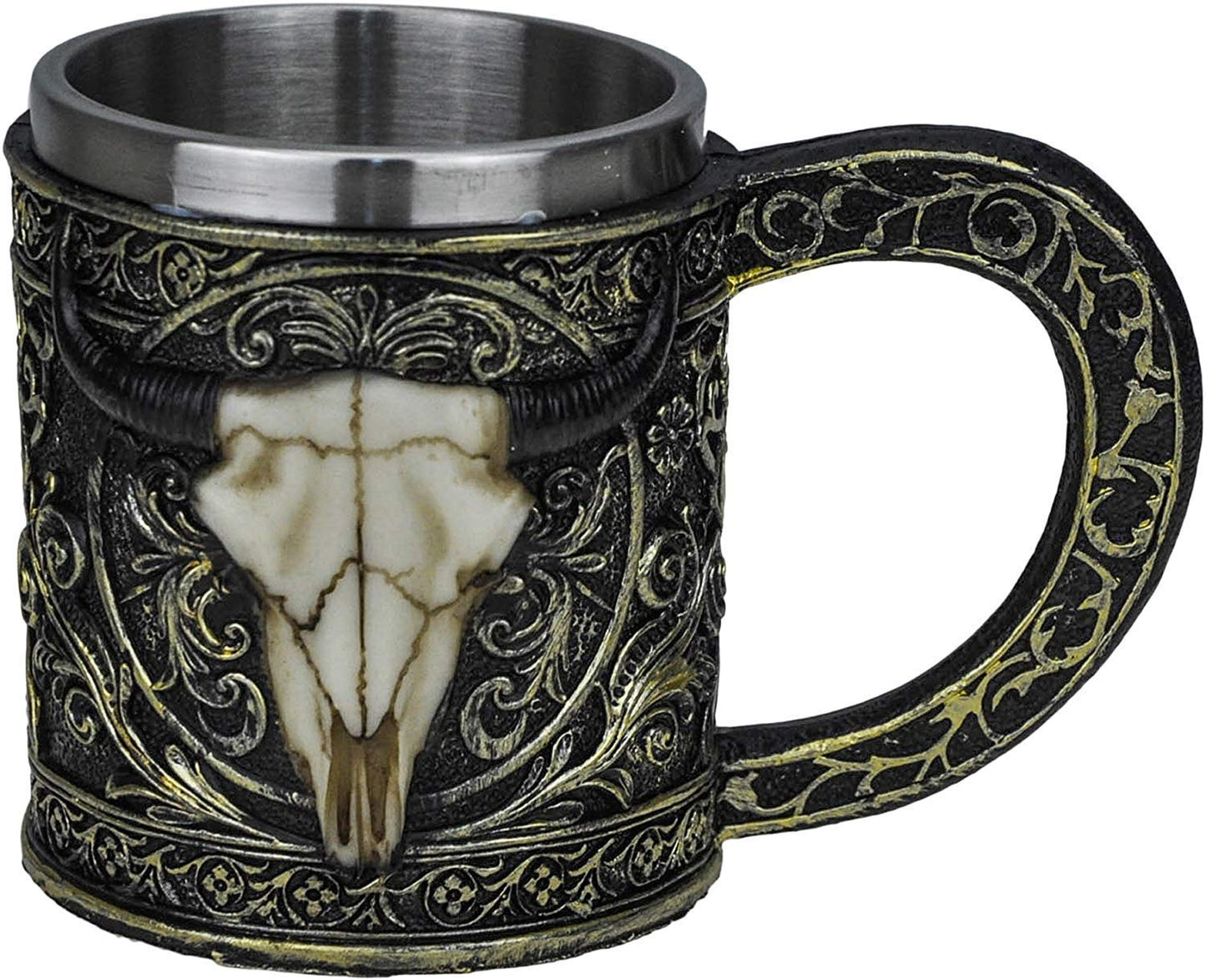 X Emerge 3D Steel Bull Beer Mug